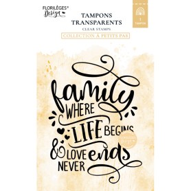 Tampon Family - A Petits Pas - Florilèges Design