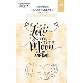 Tampons To the Moon - A Petits Pas - Florilèges Design