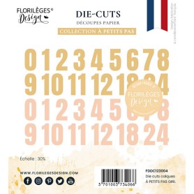 Die-cuts Calques Girl 40pc - A Petits Pas - Florilèges Design