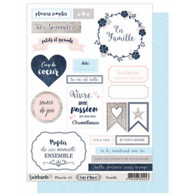 Etiquettes Vent d'Ouest Famille A5 – Swirlcards
