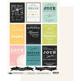Etiquettes Confettis Chalk Art A4 à découper – Swirlcards