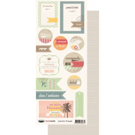 Etiquettes Capucine Voyage à découper – Swirlcards