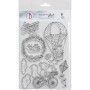 Tampons Hello World 9pc - My Tiny World - Ciao Bella Stamps