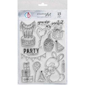 Tampons It's Party Time 15pc - My Tiny World - Ciao Bella Stamps