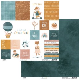 Papier 30x30 Le monde d'Hapi 1 1f - HA PI Little Fox