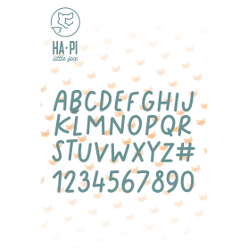Dies Hapi Alphabet 37pc - Le monde d'Hapi - HA PI Little Fox