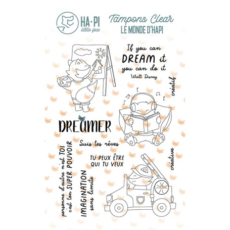 Tampons Dreamer 11pc - Le monde d'Hapi - HA PI Little Fox