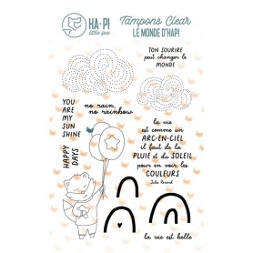Tampons Arc-en-ciel 14pc - Le monde d'Hapi - HA PI Little Fox