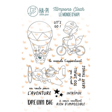 Tampons Aventure 11pc - Le monde d'Hapi - HA PI Little Fox