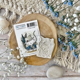Tampon Cling Doudou l'aventurier - Globe-Trotter - Chou and Flowers