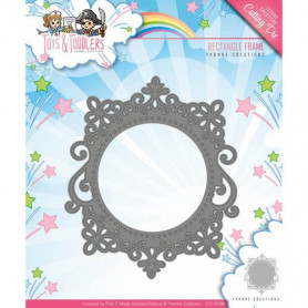 Die  Rectangle Frame - Tots and Toddlers - Yvonne Creations