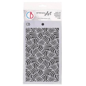 Pochoir Texture Nut basket – Ciao Bella Stencil Art