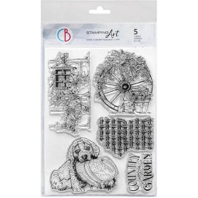 Tampons Country Life 5pc - Ciao Bella Stamps