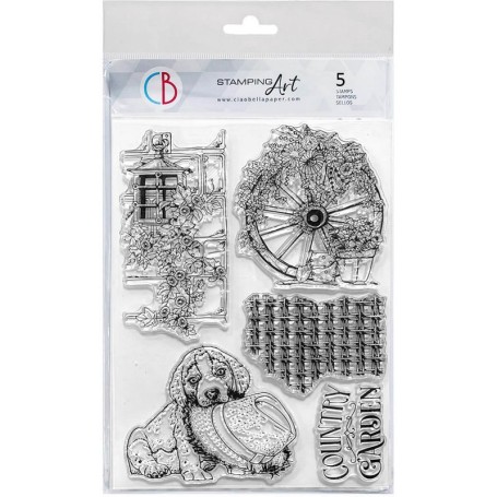 Tampons Country Life 5pc - Ciao Bella Stamps