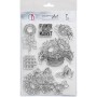 Tampons Into my garden 7pc - Ciao Bella Stamps
