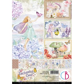 Set de papier A4 Enchanted Land 9f - Creative Pad Ciao Bella Papercrafting