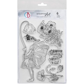 Tampons Nature Fairy 6pc - Ciao Bella Stamps