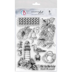 Tampons Ocean Breeze 9pc - Ciao Bella Stamps