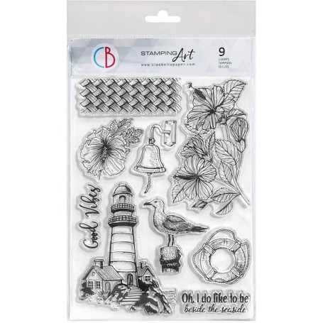Tampons Ocean Breeze 9pc - Ciao Bella Stamps