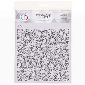 Pochoir Texture Floral Lace – Ciao Bella Stencil Art