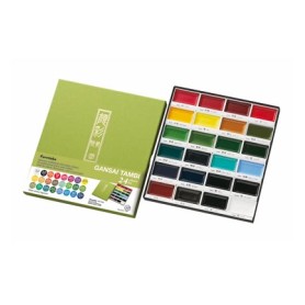 Set Aquarelle 24 godets - Gansai Tambi - Kuretake