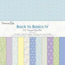Set de papier 15x15 Back To Basics IV 72f – Dovecraft