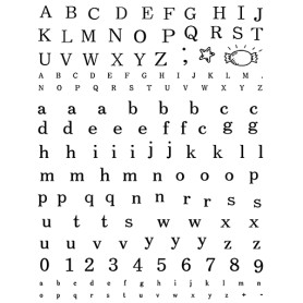 Tampons Alphabet B - Artemio