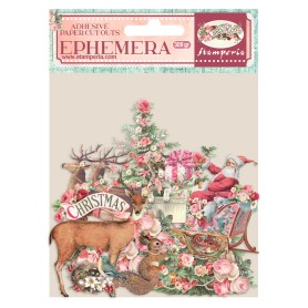 Die-cuts Ephemera Pink Christmas - Stamperia