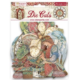 Die-cuts Christmas Greetings - Stamperia