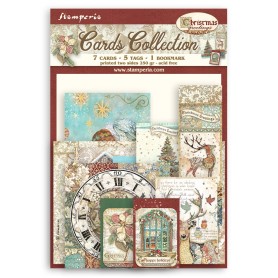 Cards Collection Christmas Greetings - Stamperia