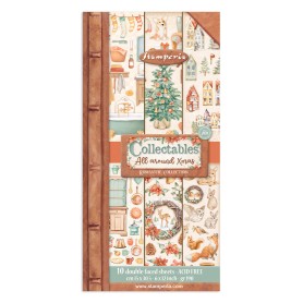 Collectables 15x30 All around Xmas 10 feuilles - Stamperia