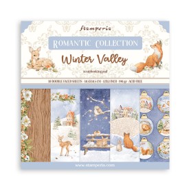 Set de papier 30x30 Winter Valley 10 feuilles - Stamperia