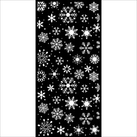 Pochoir Snowflakes 12x25cm - Stamperia Thick Stencil