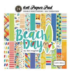 Set de papier 15x15 Beach Day 24f – Carta Bella