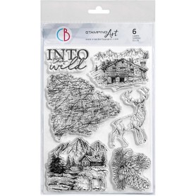 Tampons Into the Wild 6pc - Ciao Bella Stamps