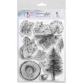 Tampons The spirit of the forest 9pc - Ciao Bella Stamps
