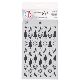 Pochoir Texture Deep Woods – Ciao Bella Stencil Art