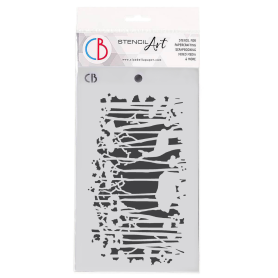 Pochoir Texture Deer Forest – Ciao Bella Stencil Art