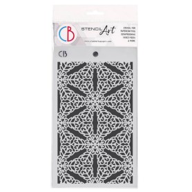 Pochoir Texture Snowy Stars – Ciao Bella Stencil Art