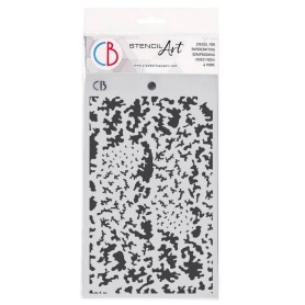 Pochoir Texture Frozen – Ciao Bella Stencil Art