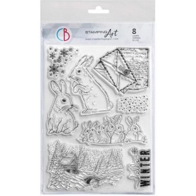 Tampons Artic Adventure 8pc - Ciao Bella Stamps