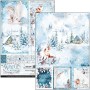 Set de papier A4 Winter Journey 9f - Creative Pad Ciao Bella Papercrafting