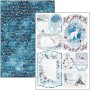 Set de papier A4 Winter Journey 9f - Creative Pad Ciao Bella Papercrafting