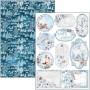 Set de papier A4 Winter Journey 9f - Creative Pad Ciao Bella Papercrafting