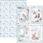Set de papier A4 Winter Journey 9f - Creative Pad Ciao Bella Papercrafting