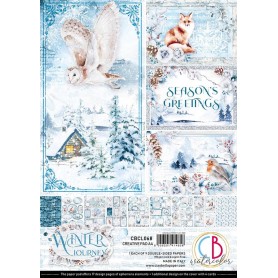Set de papier A4 Winter Journey 9f - Creative Pad Ciao Bella Papercrafting
