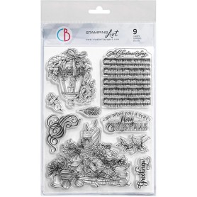 Tampons Bouquets and luxury ornaments 9pc - Ciao Bella Stamps