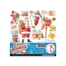 Fussy Cut Pad 15x15 Dear Santa 24 feuilles – Ciao Bella Papercrafting