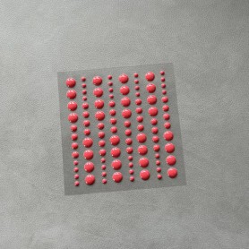 Enamel Dots Calm Red - Simple and Basic