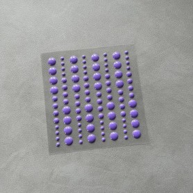 Enamel Dots Purple - Simple and Basic